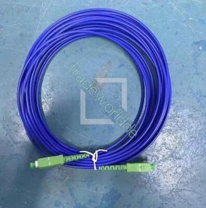 SC/APC to SC/APC Simplex Single Mode Armored PVC Fiber Patch Cord Cable 10m - Afbeelding 1 van 1