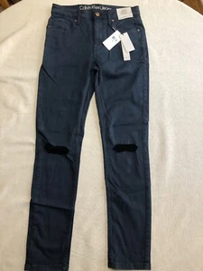 Calvin Klein W27 Ankle Skinny Jeans Deep Water 438 NWT MSRP $79.50 - Picture 1 of 10