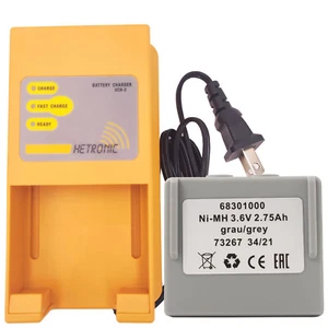 UCH-2 Battery Charger + Battery 68301000 3.6V For HETRONIC Remote Control New - Picture 1 of 10