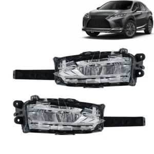 For RX350 RX450h Lexus 2020 2021 2022 Fog Light Passenger&Driver Side Clear Lens - Picture 1 of 13