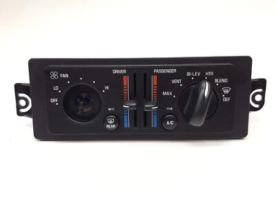 Unidad de control de clima Buick Century 2000-2005 OEM descongelación trasera aire acondicionado calefacción climatización Foto 1 de 4