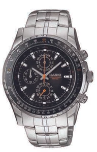 Casio Men's Quartz Black Slide Rule Bezel Silver-Tone 40mm Watch MTP4500D-1AV - Picture 1 of 1