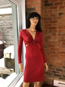 Vestido de punto naranja oscuro talla S nuevo sin etiquetas $229 - Imagen 1 de 9