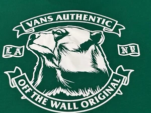 CAMISETA VERDE MANGA CORTA VANS PARA HOMBRE TALLA M - MEDIANA - Auténtica NY - LA - Imagen 1 de 21