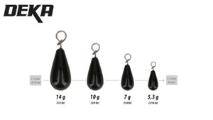 DEKA Tungsten Jika Sinker bleifrei Clip on Gewicht umweltfreundlich div. Größen - Bild 1 von 13