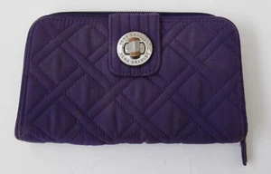 Cartera sin asas ultraligera VERA BRADLEY Purple Crush Turnlock - Imagen 1 de 6