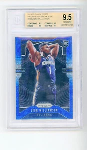 2019 Panini Prizm Zion Williamson Fast Break Blue /175 BGS 9.5 RC TrueGemMint++ - Picture 1 of 2