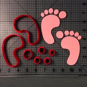 Baby Feet 101 Cookie Cutter Set - Picture 1 of 2