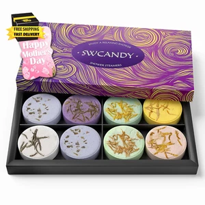 Shower Steamers Aromatherapy Birthday Gifts for Women - 8 Pcs Mothers Day Gifts - Picture 1 of 9