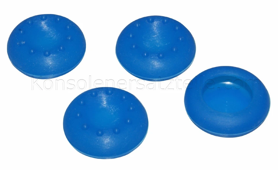 4 x PS4 Controller Kappe Gummi Cap Grips für Thumbsticks Joysticks - BLAU - Bild 1 von 1