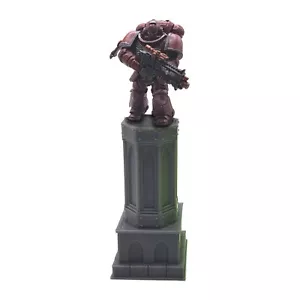 Statue Plinth 28mm Miniature Wargaming Scatter Terrain Tabletop Fantasy Scenery - Picture 1 of 2