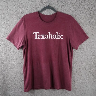 Camisa Texaholic Texas para mujer mediana roja brezo camiseta turística manga corta Foto 1 de 4