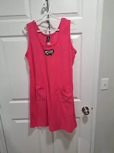 Pepe Le Pew Badeanzug Cover Up Kleid Hot Pink Damen XL Neu mit Etikett - Bild 1 von 4