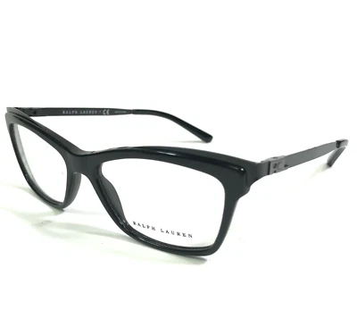 Monturas de gafas Ralph Lauren RL6165 5001 negro ojo de gato borde completo 54-16-140 Foto 1 de 4