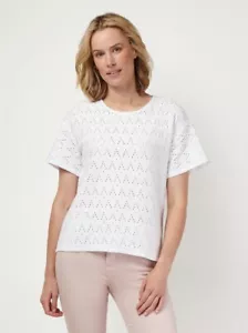 JEANSWEST Alexa White Cotton Tee T-Shirt Top - Size M BNWT - Picture 1 of 11
