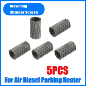 5X Mini Glow Plug Burner Strainer Screen Stainless For Air Diesel Heater @ - Foto 1 di 4