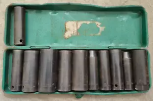 TEKTON 11 pc Deep Socket Set SAE 3/8" - 1" - Picture 1 of 7