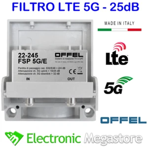 Filtro 5G da palo antenna TV elimina interferenza LTE 5G E21÷48 OFFEL - Foto 1 di 3