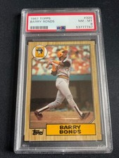 1987 TOPPS BARRY BONDS #320 RC PSA NM-MT 8 PITTSBURGH PIRATES ROOKIE CARD GIANTS
