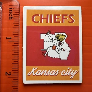 Kansas City Chiefs Sticker NFL Football - Picture 1 of 1