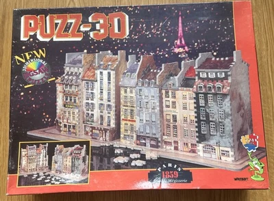 PUZZ 3D Paris 1859 Quai De Megisserie Jigsaw Puzzle 774 Pieces Wrebbit SEALED - Image 1 of 4