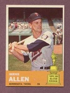1963 TOPPS BERNIE ALLEN ALL STAR ROOKIE #427 - MINNESOTA TWINS - EX-MT (2730) - Picture 1 of 2