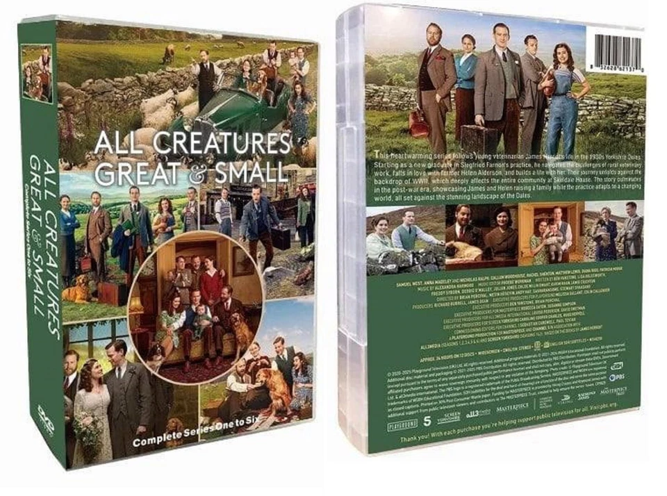 All Creatures Great and Small – Seasons 1 through 6 (12 Discs)