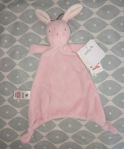 SAINSBURYS TU ROSA CONEJITO CONEJO BEBÉ COMODIDAD MANTA EDREDÓN BLANKIE CHUPETE - Imagen 1 de 2