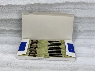 DMC Mouline Special 25 #3348 Box Of 12 Embroidery Thread Cross Stitch - Image 1 of 4