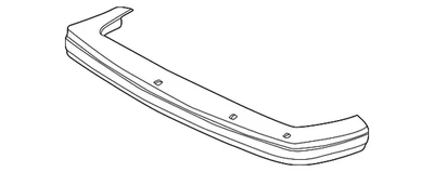 Подлинная ударная полоска GM 15650857 - Изображение 1 из 2