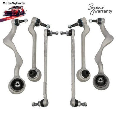 Suspension Front Control Arms + Sway Bar Links for BMW 128I 135I 325i 328i 330I - Image 1 of 4