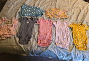 baby girl clothes 9 months lot 24 piece bundle**pre-owned** - Picture 1 of 3