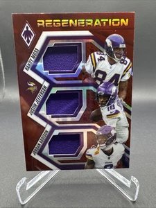 2025 Phoenix Regeneration Moss Jefferson Addison 3 Patch /249 Vikings - Picture 1 of 2