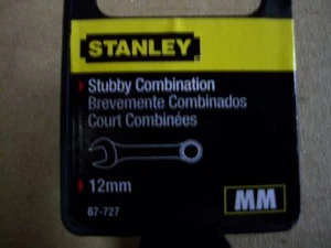 NUEVA LLAVE COMBINADA STANLEY STUBBY PULIDO COMPLETO MÉTRICA 12 mm - Imagen 1 de 3