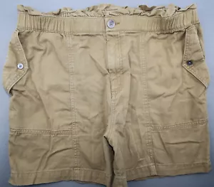 2021 Old Navy High Rise utilitario cintura elástica marrón corta talla L (36x4) - Imagen 1 de 8