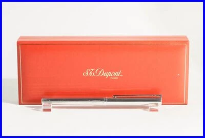 卡西克 S.T. 杜邦巴黎滚珠笔925纯银盒和纸 — 第 1/4 张图片