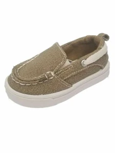 Kleinkind Jungen hellbraun Canvas Halbschuhe Baby Boot Schuhe 3 - Bild 1 von 1