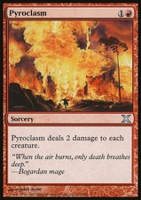 Magic the Gathering MTG Pyroclasm (222) Tenth Edition   MP