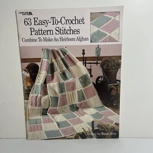 63 Easy-to-Crochet Pattern Stitches Combine to Make an Heirloom Afghan Book - Picture 1 of 10