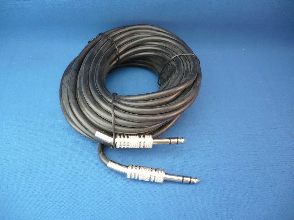 HOLLYWOOD Cable de conexión jack 10m, 6,3 mm enchufe metálico enchufe metálico, estéreo!!!