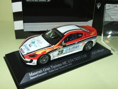 MASERATI GRAN TURISMO MC GT4 N°28 2010 MINICHAMPS 1:43 - Photo 1/2
