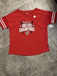 Camiseta mujer washington nacionales serie mundial talla L - Imagen 1 de 7