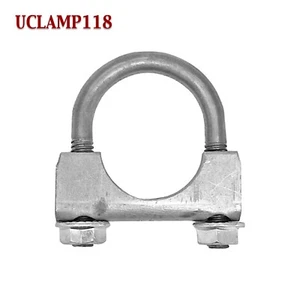 1 1/8" Exhaust Muffler Clamp U-Bolt Saddle Style For 1.125" Pipe - Picture 1 of 2