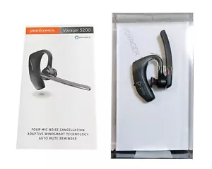 Poly Voyager 5200 Noise Cancelling Wireless Mono Bluetooth Headset (Black) - Picture 1 of 1