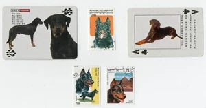 COLECCIÓN BEAUCERON DE CARTAS Y SELLOS INDIVIDUALES DE PERRO VINTAGE - Imagen 1 de 1