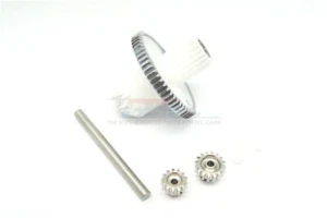 GPM CC100MG MAIN GEAR SET SPUR GEAR 59T MOTOR GEAR 13/16T 1/10 RC TAMIYA CC01 - Picture 1 of 5