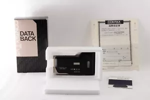 Cubierta trasera de datos Contax TVS como nueva para cámara con caja Japón - Imagen 1 de 19