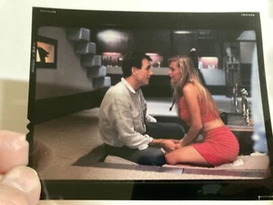 Vintage 4” x 5” Film Transparency – Mark Harmon & Maria Holvoe 1989 - Picture 1 of 2