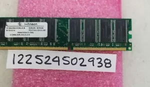 512MB DDR DDR1 PC PC2700 DDR-333 184PIN NON-ECC DUAL RANK  2RX8 32X8 UNBUFFERED - Picture 1 of 1