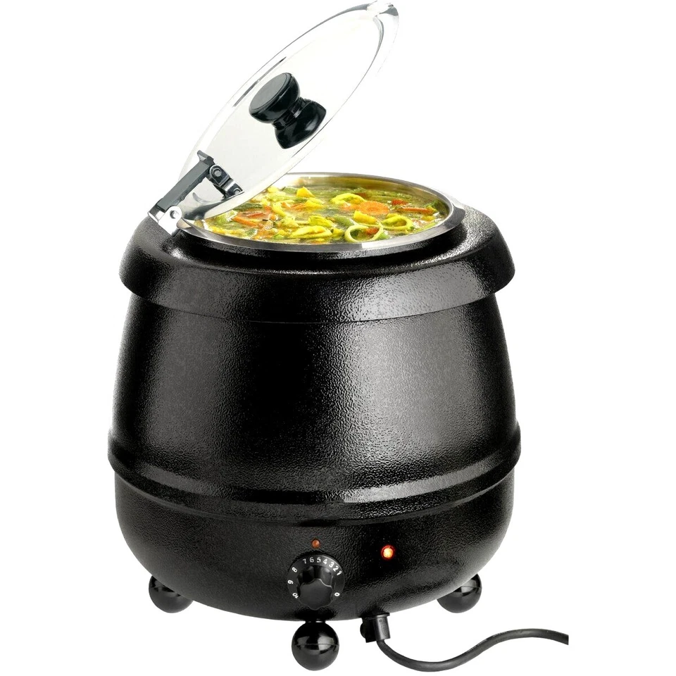 Sunnex 10 Ltr Electric Soup Kettle Catering Curry Stew Warmer @Next Day Delivery
